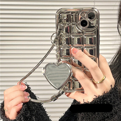 Cute Protective Cover for iPhone with Mirror