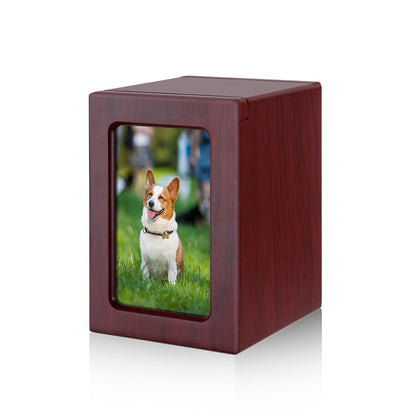 Custom Photo Dog and Cat Pet Memorial Cremation Urn