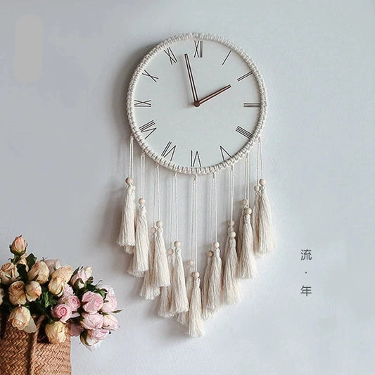 Loforay™ Roman Numerals Nordic Style Silent Wall Clock