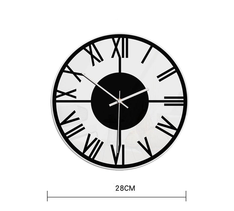 Roman Numerals Noiseless Wall Clock for Home