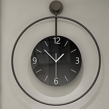 Wall Hanging Minimalist Clock for Livingroom Battery Operated