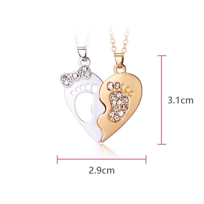 Half Heart Friendship Necklaces Gift Set for 2