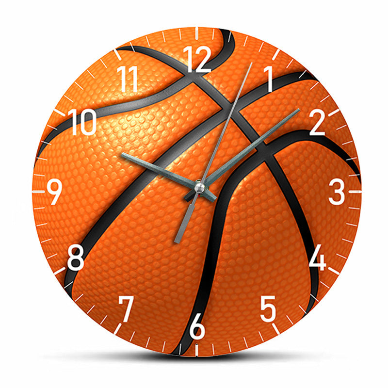 Gift for Basketball Player Silent Wall Clock 12 Inches