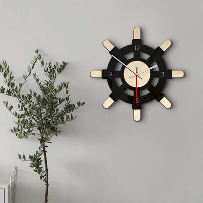 Rudder Analogue Wall Décor Clock for Home