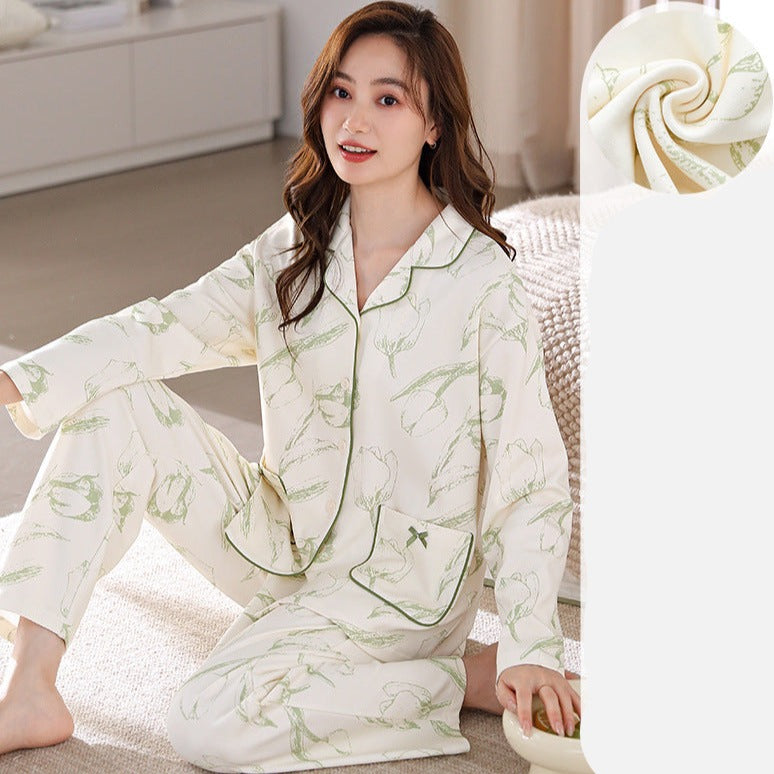 Women's Cute Pyjamas Sleepwear Set 100% Cotton