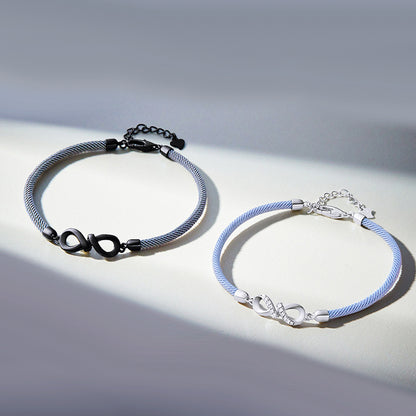 Matching Infinity Promise Bracelets for Couples