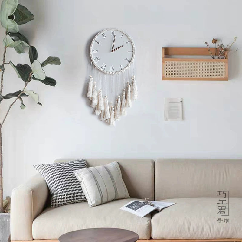 Loforay™ Roman Numerals Nordic Style Silent Wall Clock