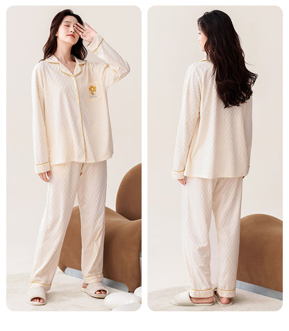 Long Women Pyjamas Set 100% Pure Cotton