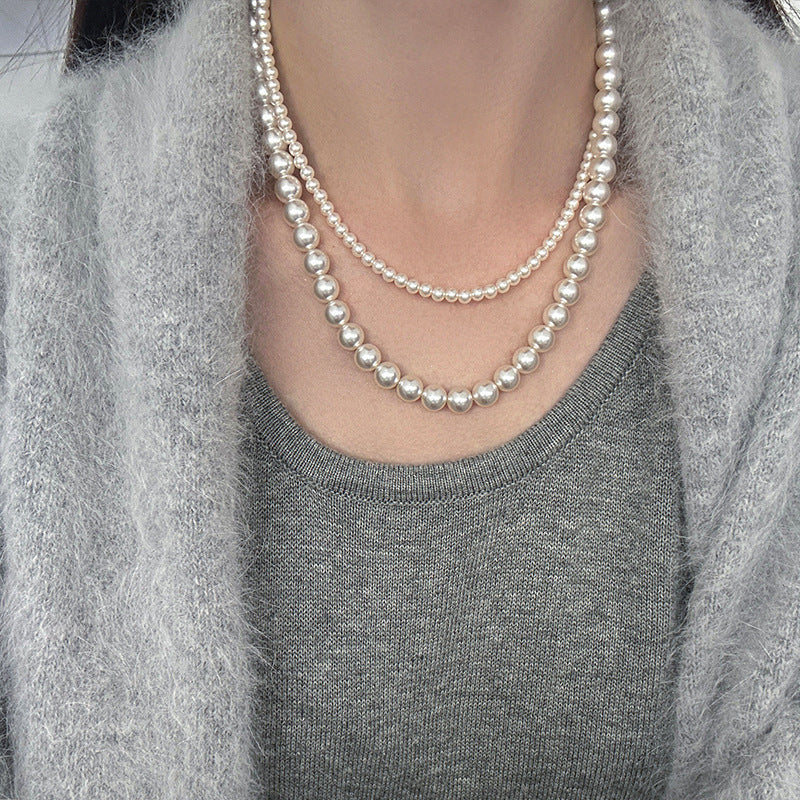 Versatile Trio Pearl Necklace for Women