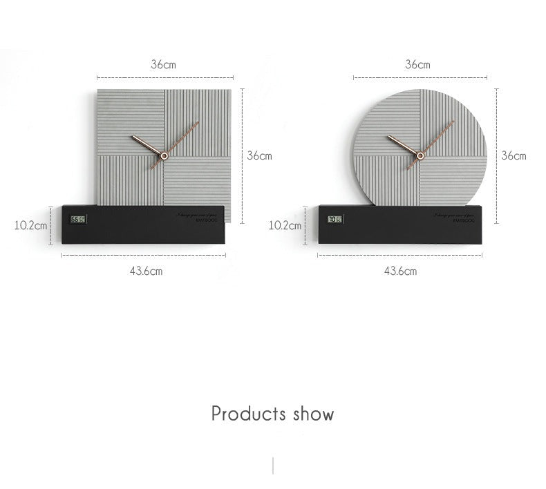 Nordic Minimalist Wall Clock for Home Office