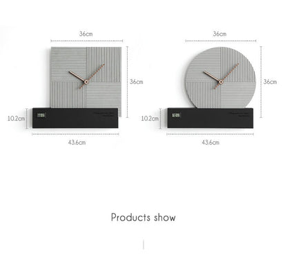 Nordic Minimalist Wall Clock for Home Office