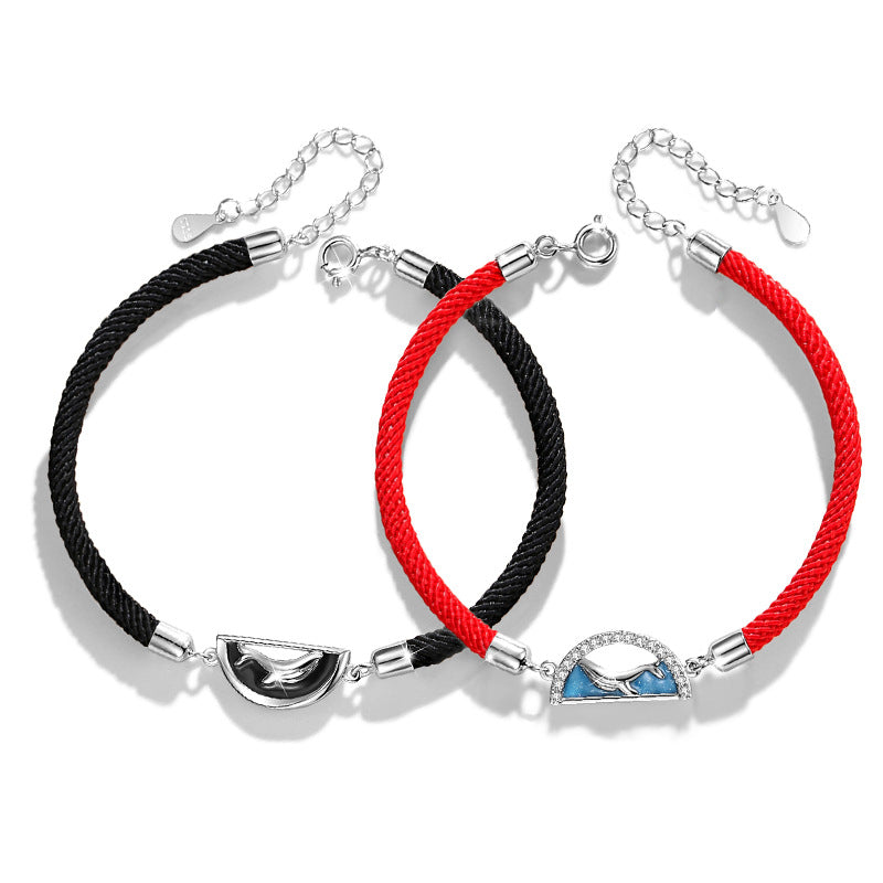 Matching Fish Theme Bracelets for Couples