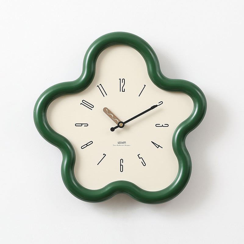 3D Flower Pendulum Clock for Bedroom