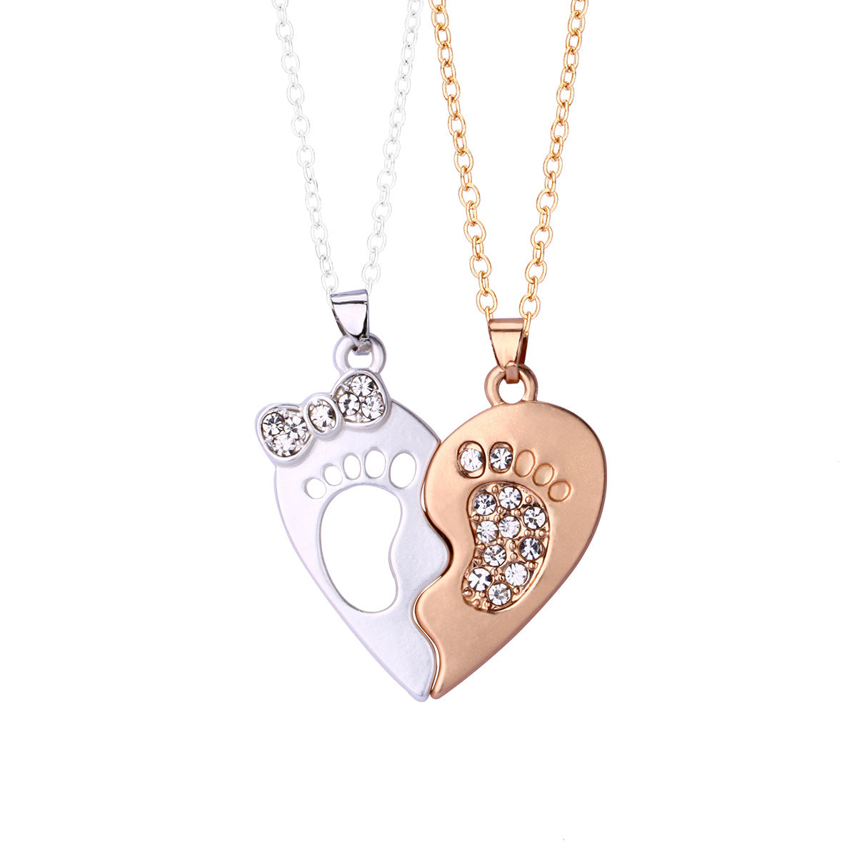 Half Heart Friendship Necklaces Gift Set for 2