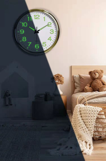 Luminous Classroom Silent Wall Clock 12 Inches