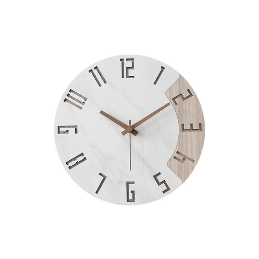 Japanese Style Wooden Silent Wall Clock