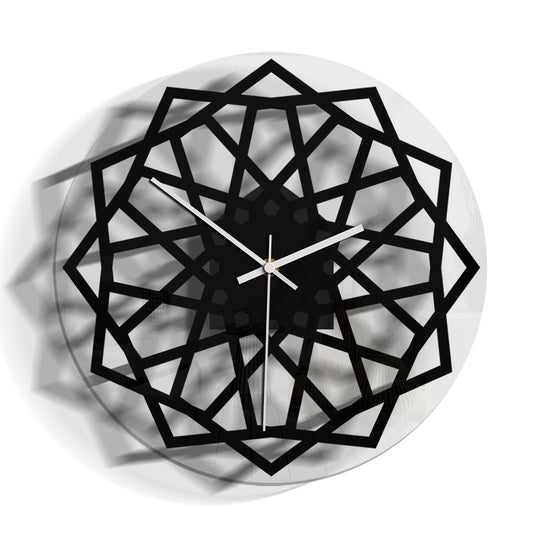 Geometric Wall Décor Noiseless Clock for Home