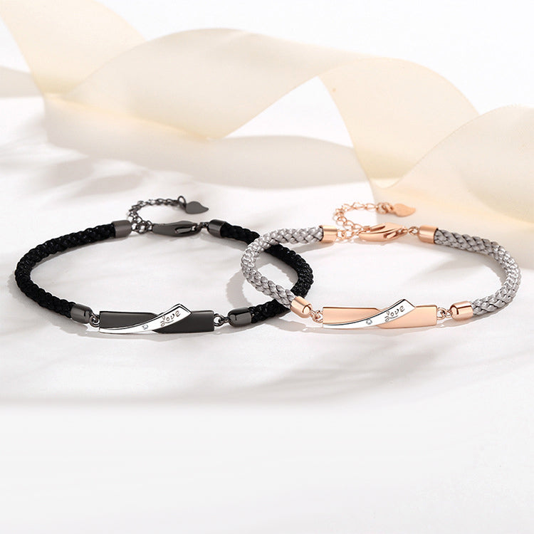 Custom Matching Promise Bracelets for Couples