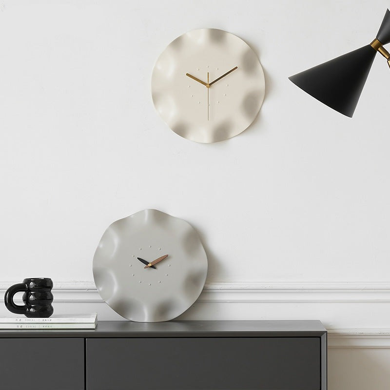 Distorted Creative Wall Clock for Living Room Non-ticking – Loforay
