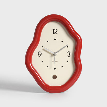 Modern Distorted Table Clock for Living Room