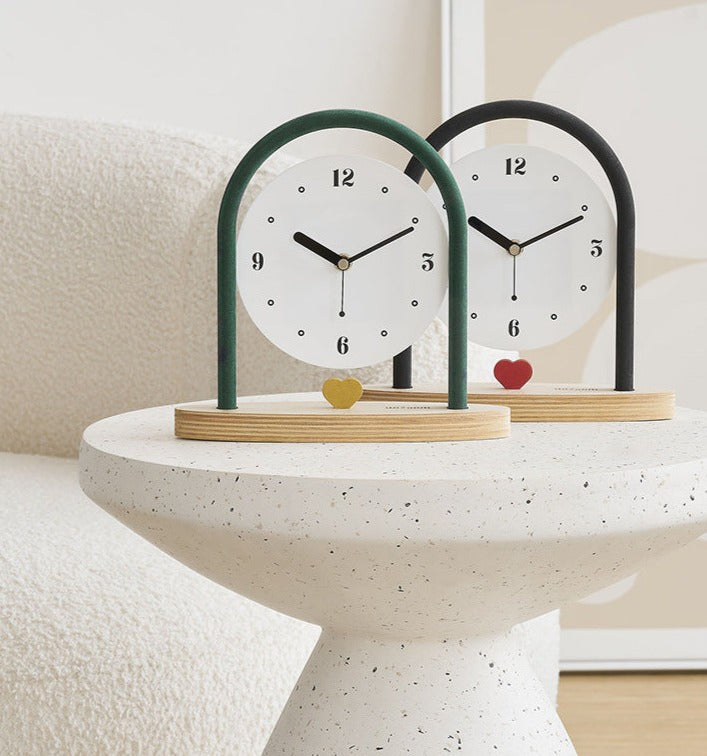 Modern Decorative Desktop Clock for Living Room