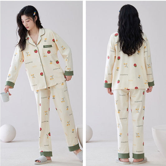Cute Loungwear and Pajamas Set for Women 100% Cotton