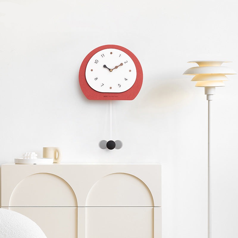 Nordic Pendulum Wall Décor Clock for Living Room