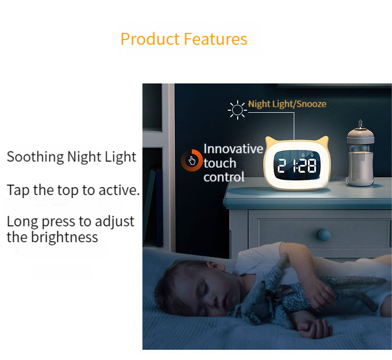 Digital Luminous Alarm Table Clock for Kids Bedroom