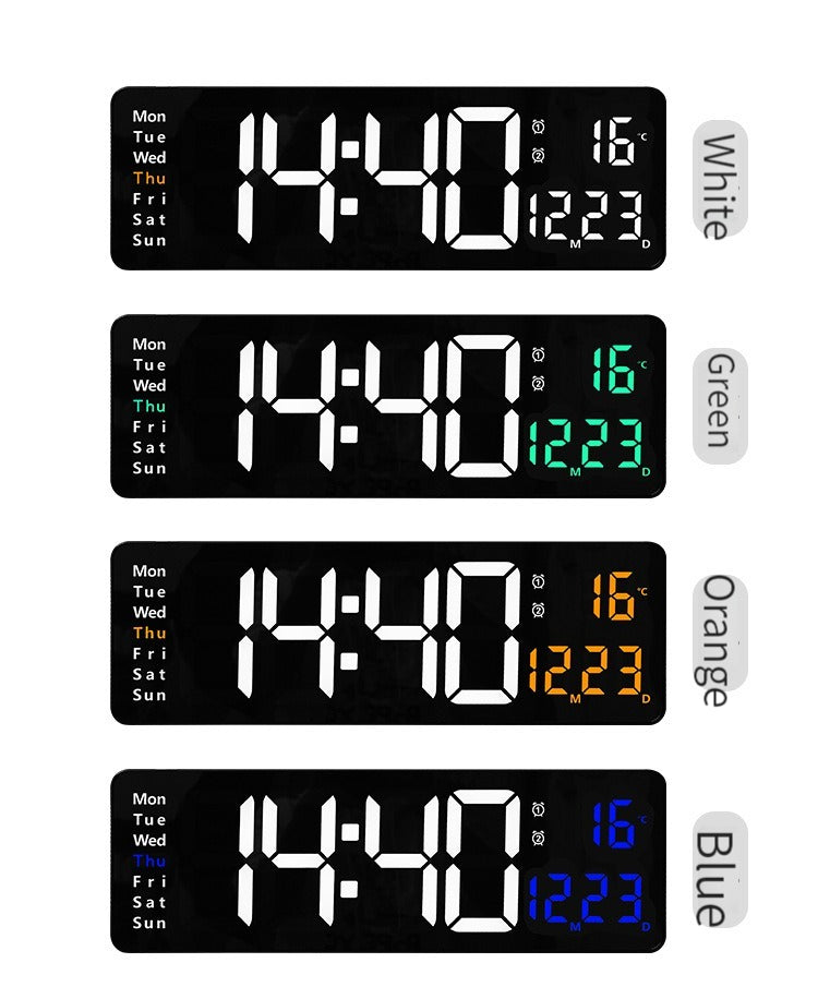 Nordic Digital Clock 16 Inch Display
