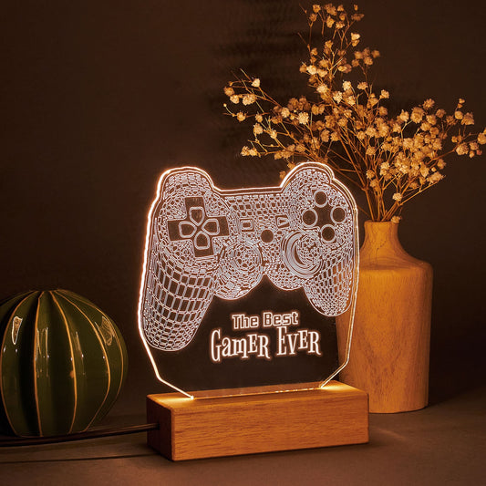 Personalized 3D Illision Lamp Gift for Gamers