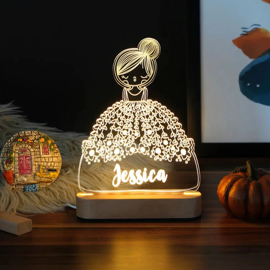 Custom Night Light Lamp for Kid's Bedroom