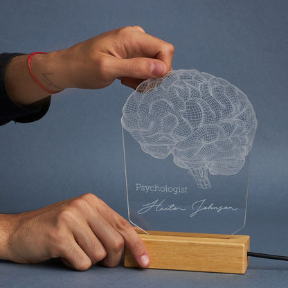 Personalized Desk Lamp for Psychologist or Psychiatrist