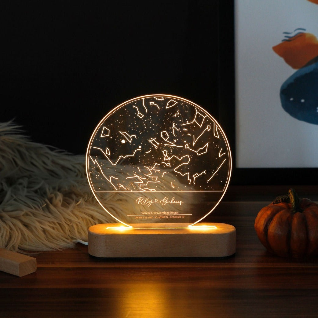 Personalized Constellation Star Map Lamp