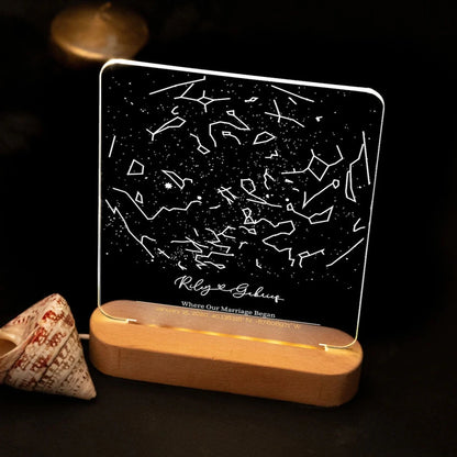 Personalized Constellation Star Map Lamp