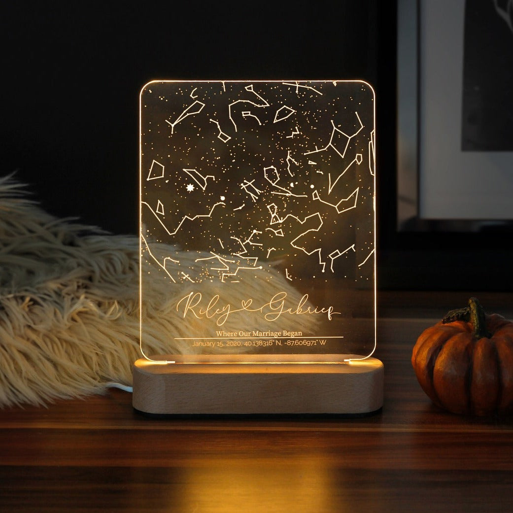 Personalized Constellation Star Map Lamp