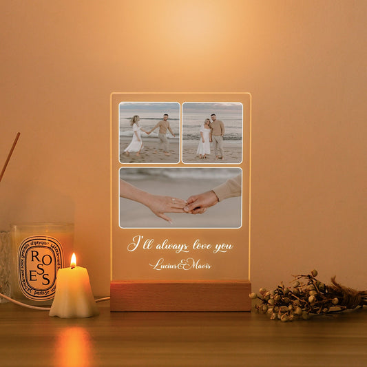 Personalized Couple's Photos Led Lamp