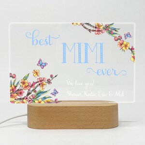 Loforay™ Personalized Acrylic Night Light Gift for Mom