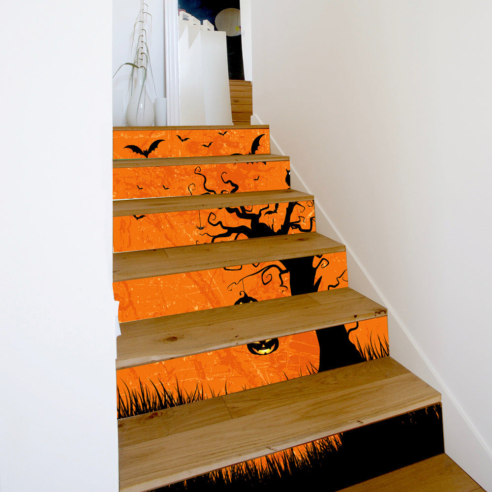 Halloween Tree Decoration Sticker for Stairs