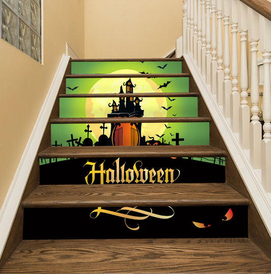 Indoor Stairs Halloween Decoration Sticker