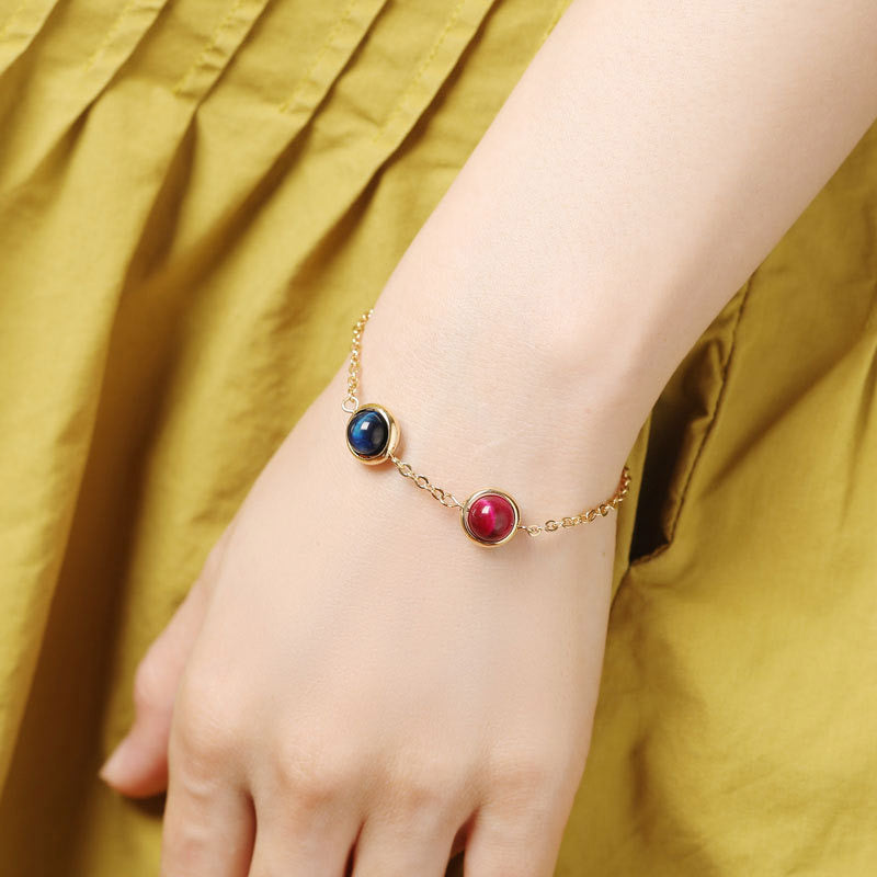 Minimalist Gemstone Birthstone Bracelet