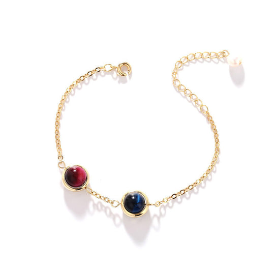 Minimalist Gemstone Birthstone Bracelet