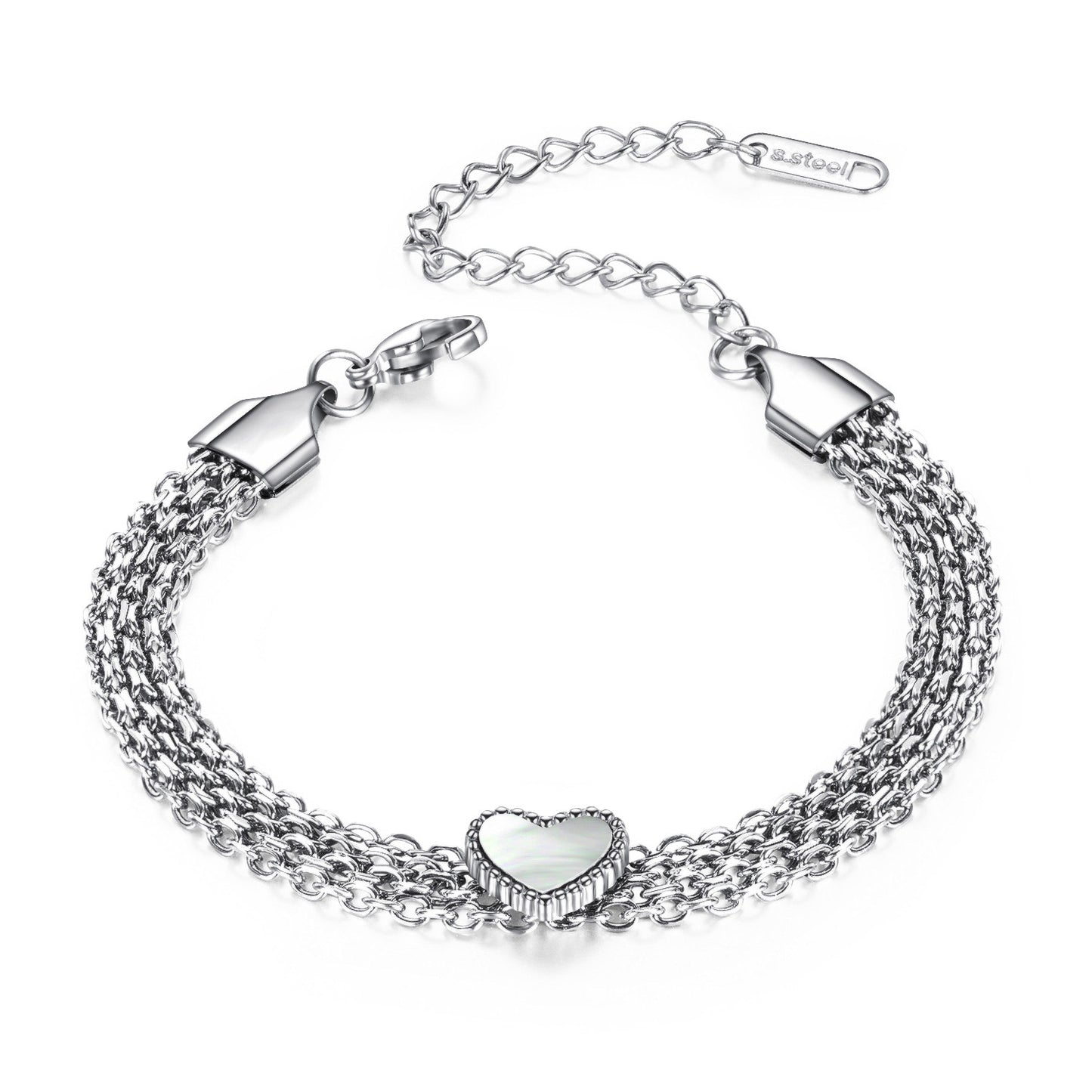 Trending Fashion Heart Charm Bracelet