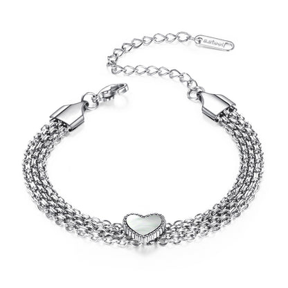 Trending Fashion Heart Charm Bracelet