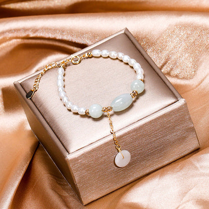 June Birthstone Pearl Bracelet