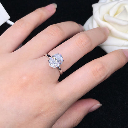 3 Carats Lab Grown Solitaire Diamond Ring