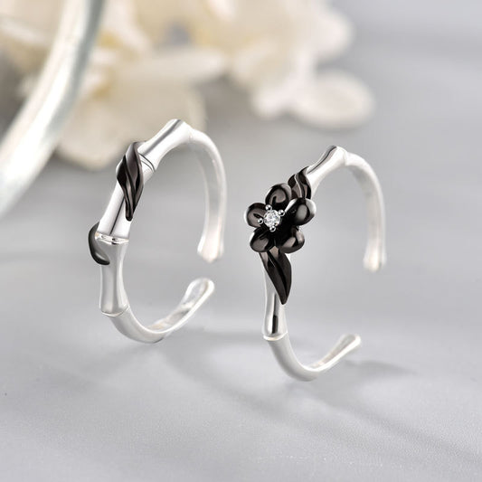 Engravable Adjustable Matching Rings for Couples