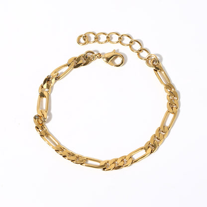 Popular Figaro Chain Bracelet
