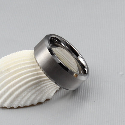 Custom Engravable Tungsten Ring for men