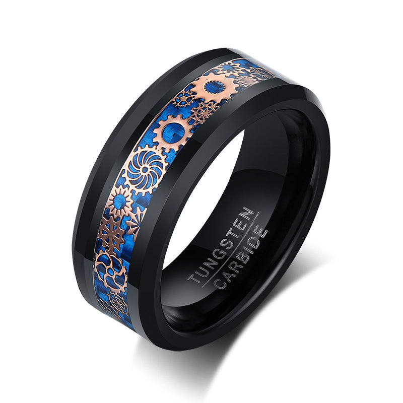 Custom Name Tungsten Ring for Men