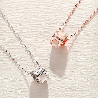 Matching Pendant Rings Necklaces for Couples
